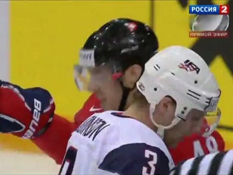Hockey. 2012.05.15. IIHF World Championship 2012. Gpoup H. USA - Switzerland. 2-nd period