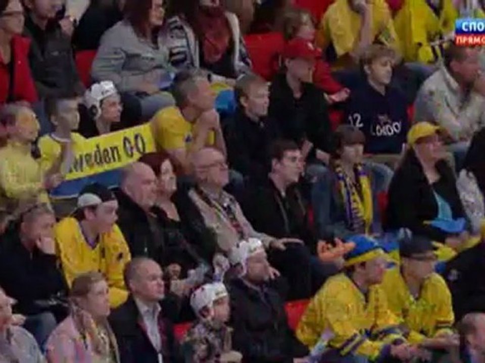 Hockey. 2012.05.15. IIHF World Championship 2012. Gpoup S. Sweden - Latvia. 1-st period