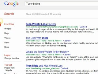 Teans Dieting-How to help your Children