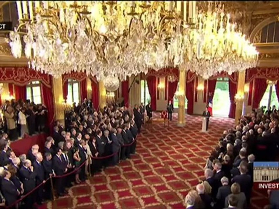le discours de l’investiture de François hollande du Mardi 15 mai 2012