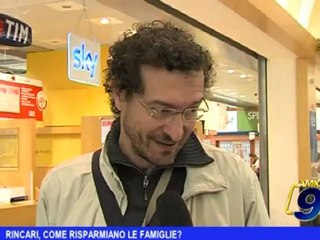 Rincari, come risparmiano le famiglie