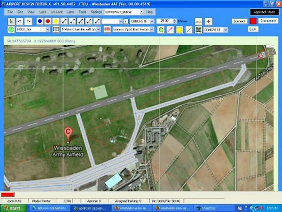 how to import google earth into ADE