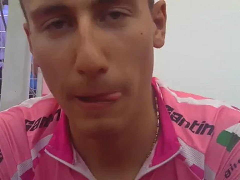 Adriano Malori on earning the Giro leader's jersey