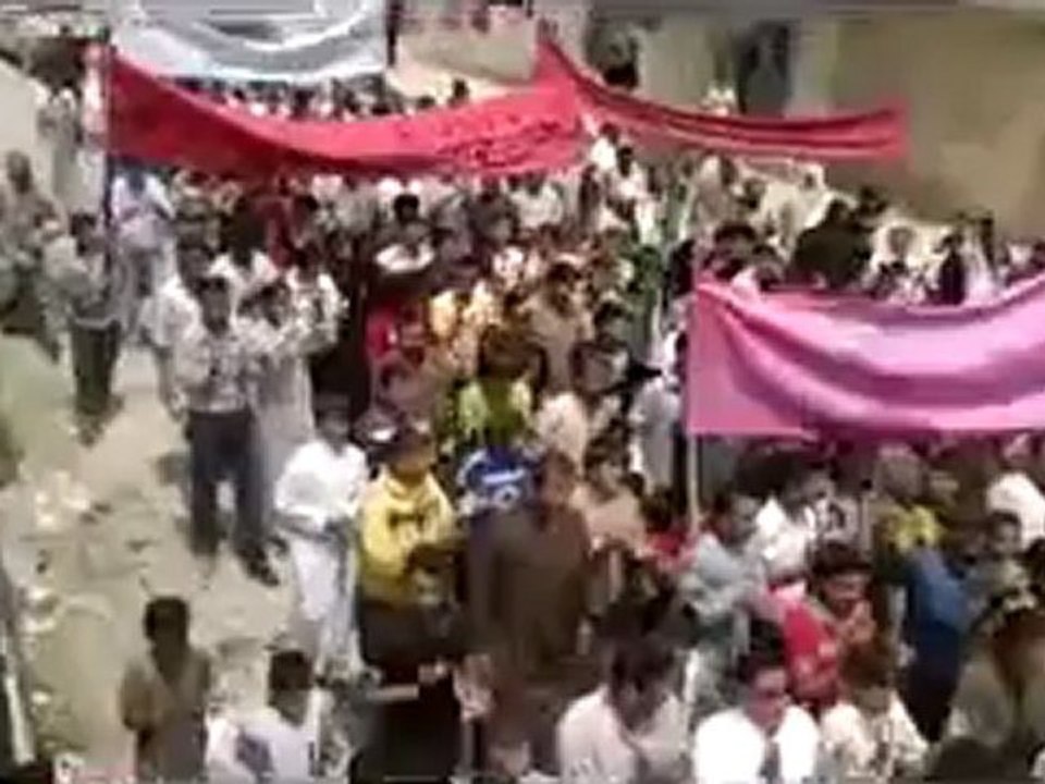 Syria   15  5  2012 فري برس ادلب  التح مظاهرة صباحية تهتف بإسقاط النظام Idlib