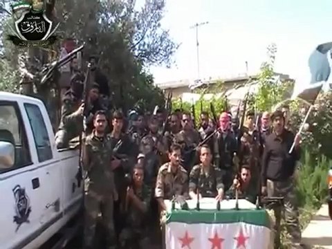 Syria فري برس حمص كتـــائب الفـــاروق إنشقاق النقيب المظلّي زياد العتر وانضمامه للفاروق Homs