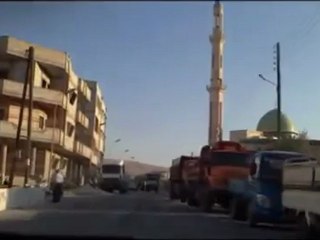 Syria فري برس  ريف دمشق أزمة المازوت في القطيفة 15 5 2012 Damascus