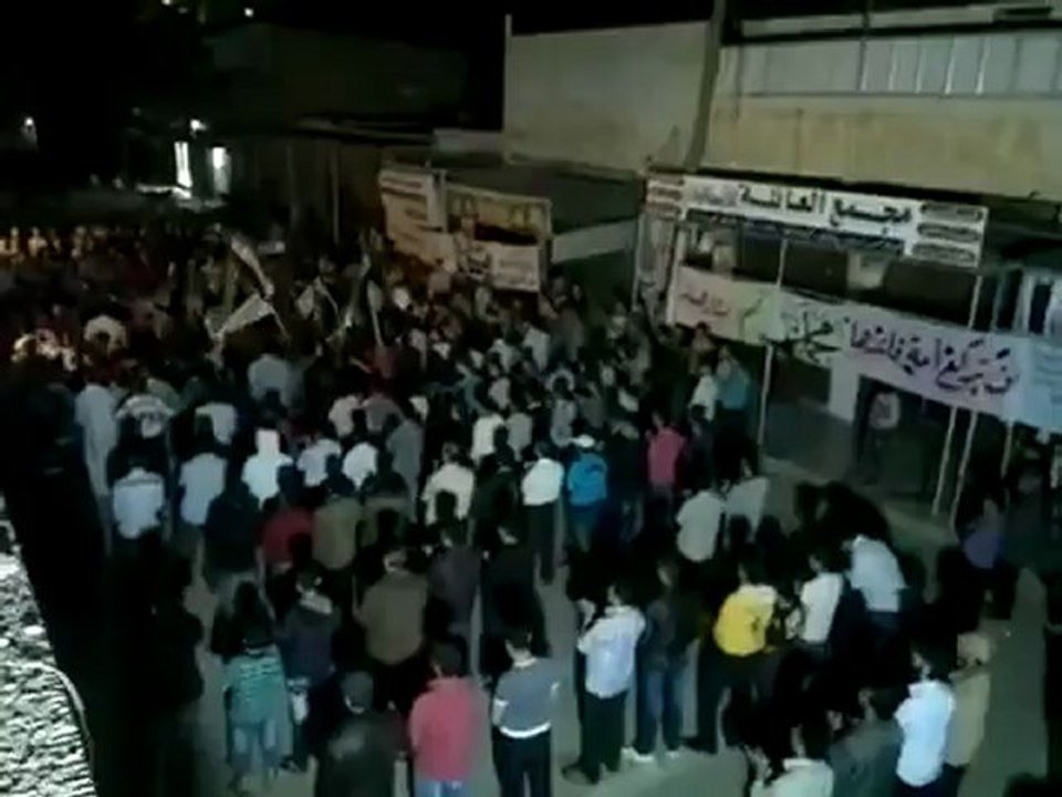 Syria فري برس حلب مدينة مارع  ريف حلب مسائية نصرة لمدينة خان شيخون 15 5 Aleppo