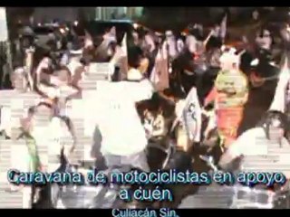 Cuén Senador - Caravana motorizada en Culiacán