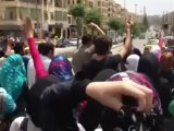 Syria 2012   فري برس حلب الفرقان  مظاهرة طلابية ضد النظام دقة عالية 15 5 Aleppo