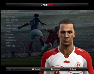 PES 2012 Tunisia players Africa | video 3D