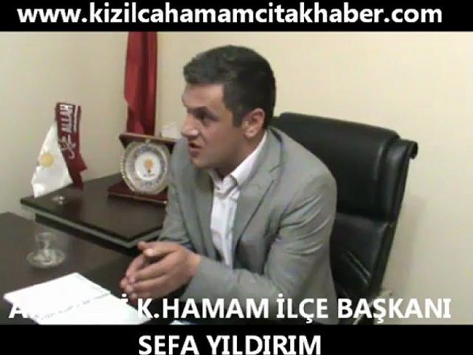 AK PARTİ İLÇE BAŞKANI İLE YAPILAN VİDEO YAYINLANAN