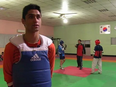Afghan taekwondo star aims high