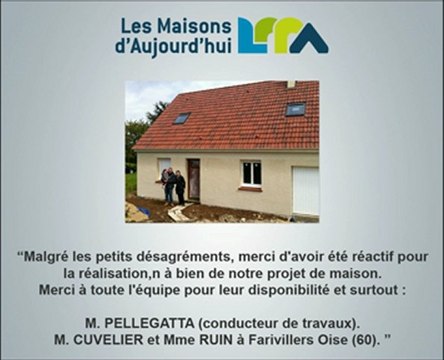 Avis - Les Maisons d'Aujourd'hui - Constructeur de maison BBC Oise