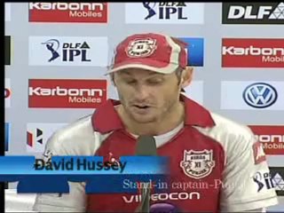 David Hussey post match PC 15May