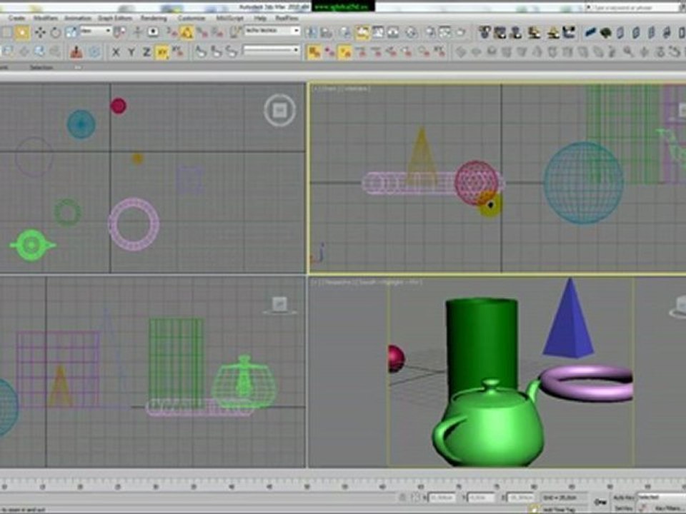 IGLOBAL3D - tutorial iniciación 3ds MAX