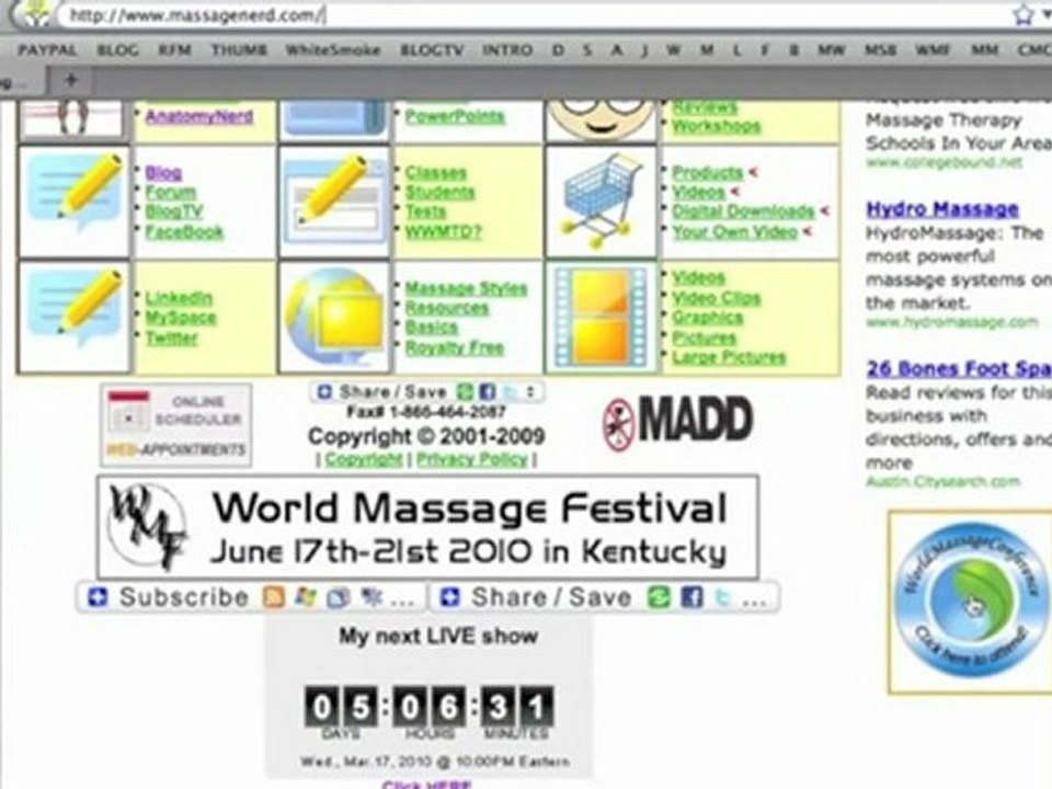 Massage Tradeshow Booth (Long Version)