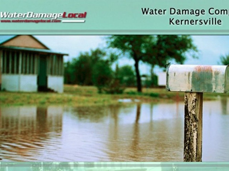 Kernersville Water Damage Company ~ Sewage Flooding Remediation