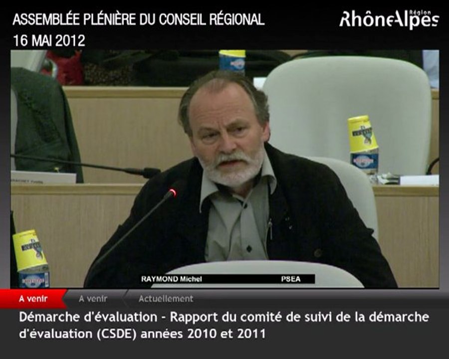 Rapport Contrat de Projets Etat-Région - Michel Raymond