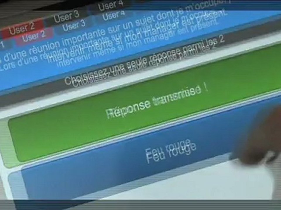 plénière inter'active avec tablette numérique