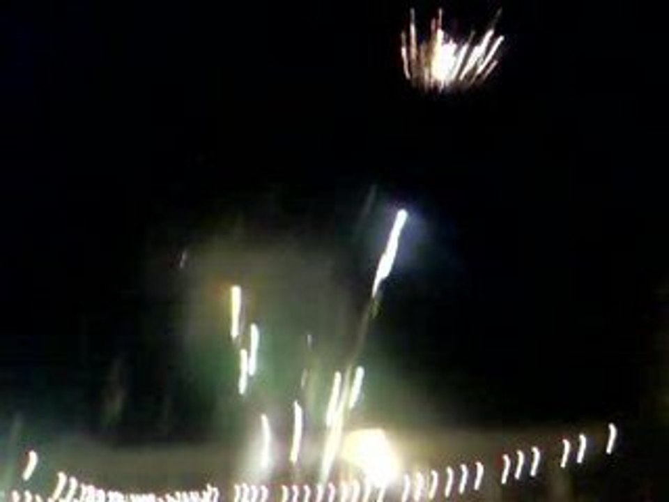 le feu d'artifice