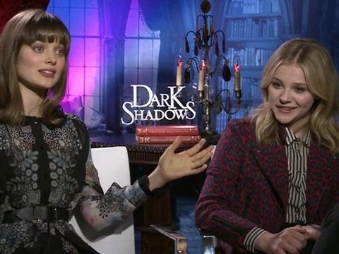 DARK SHADOWS EXCLUSIVE CHLOE MORETZ & BELLL HEATHCOTE
