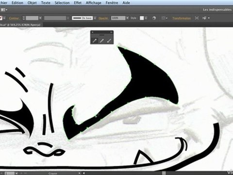 Illustrator CS6 : Outils Pinceau, Crayon et Arrondi