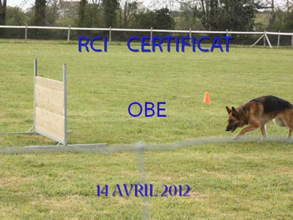 Diaporama TOUN CERTIFICAT RCI OBE 14 4 12
