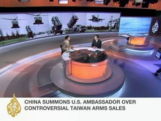 China envoy on Taiwan arms deal