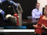 Robotic arm controlled by a person's thoughts