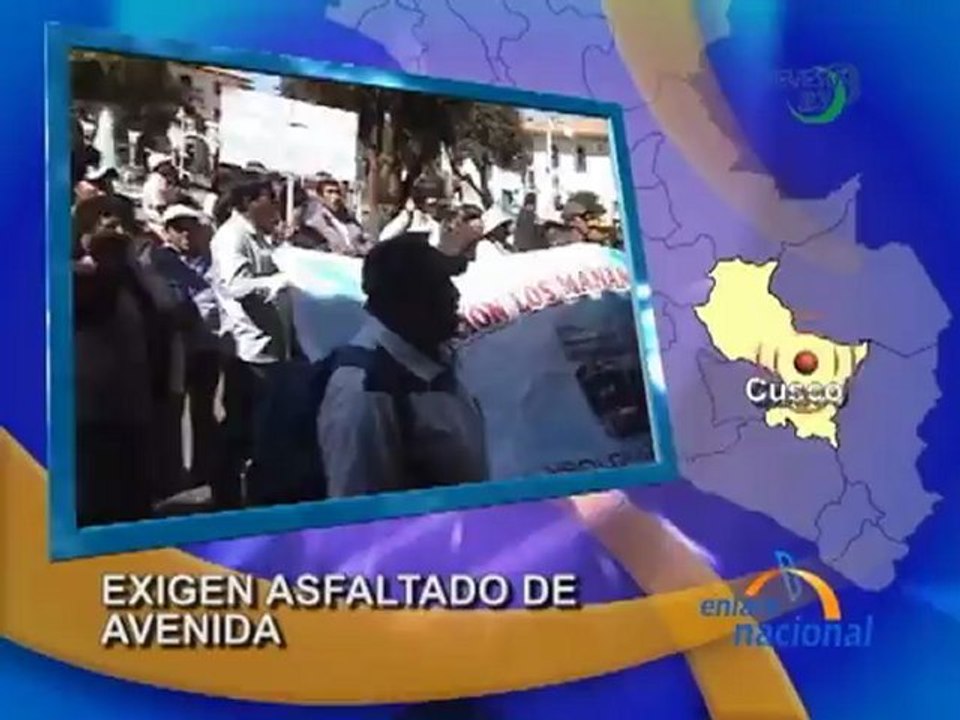 Cusco Vecinos exigen asfaltado de avenida El Ejercito