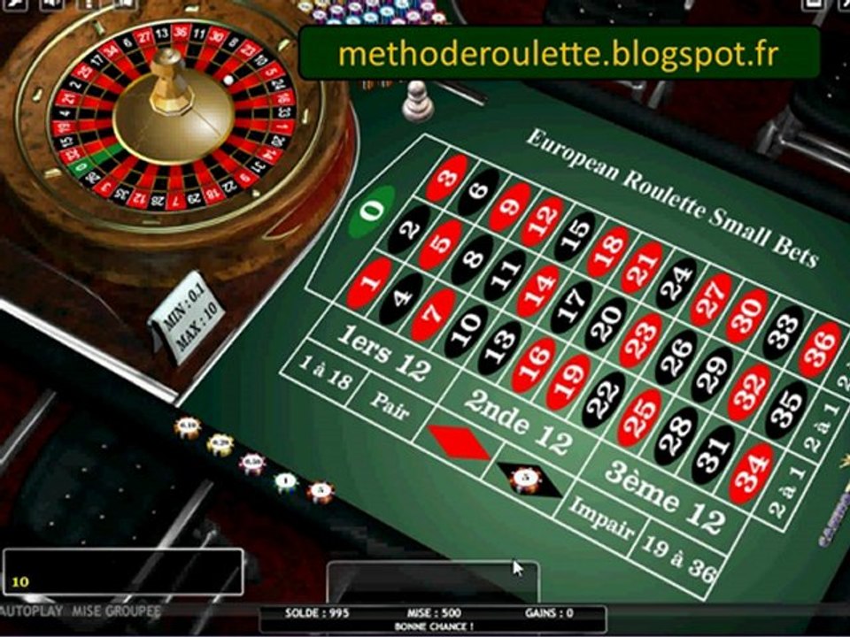 JEU CASINO ROULETTE SYSTÈME POUR GAGNER A LA ROULETTE