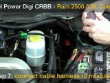 Diesel Power Digi CRBB Rail Pressure Box in a Common Rail Dodge 5.9L Cummins