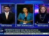 A sólo 4 días de las presidenciales de República Dominicana