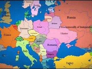 European time lapse map