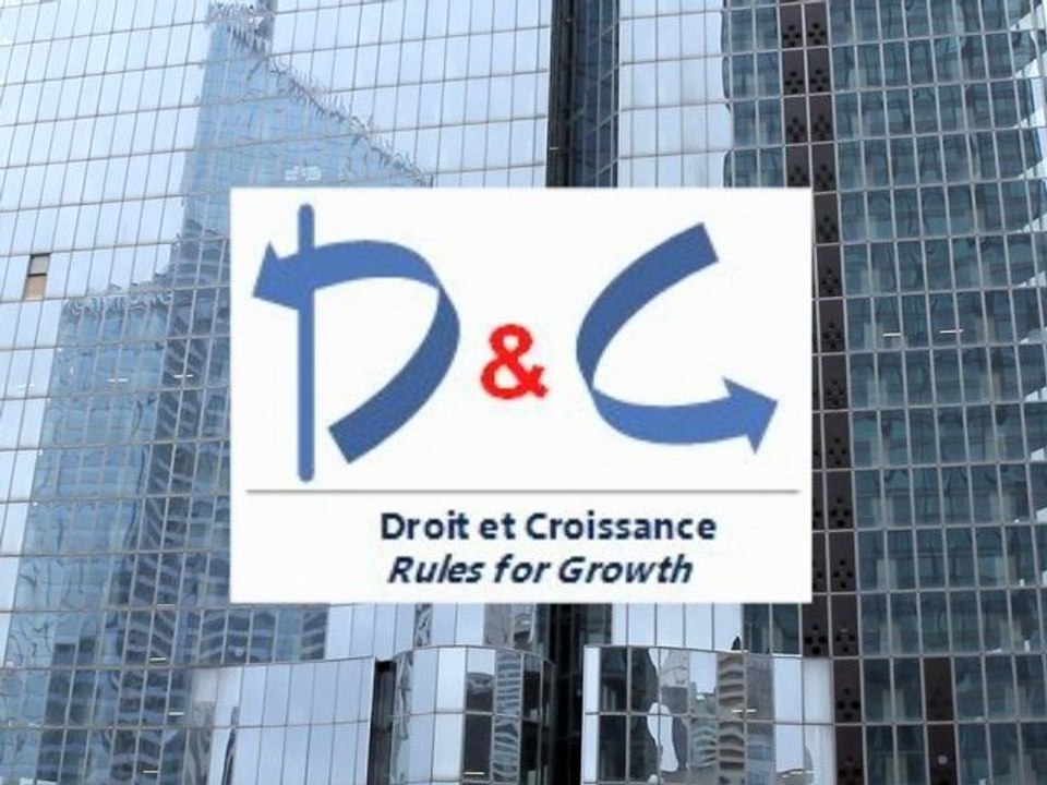 Droit & Croissance, Rules for Growth