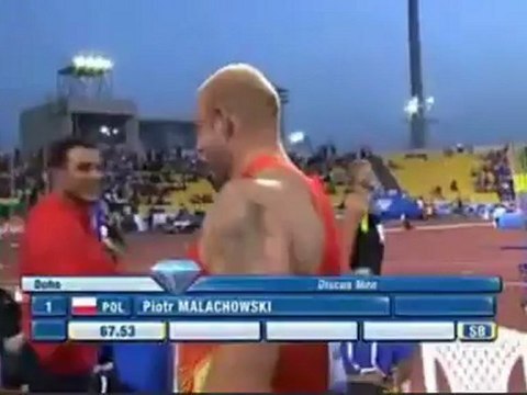 Athlé 2012 Meeting Diamond League Doha Lancer disque homme