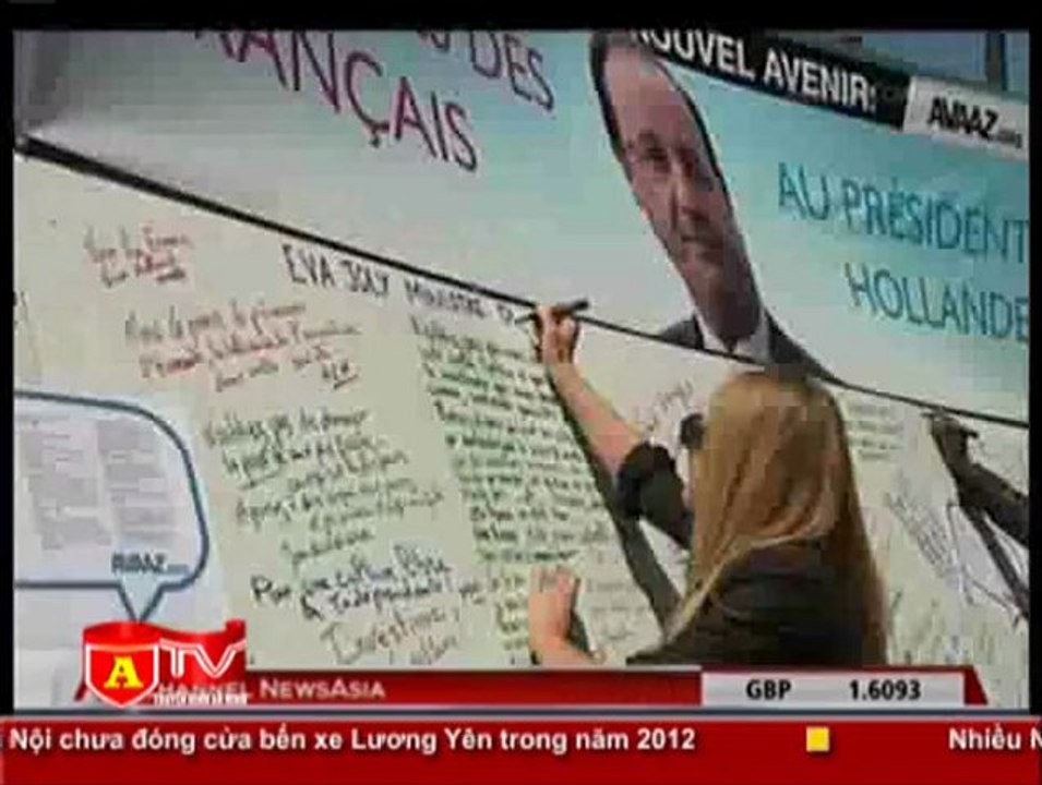 ANTÐ - Bức tường thông điệp gửi đến tân Tổng thống Pháp