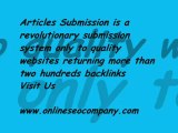Article Submission software