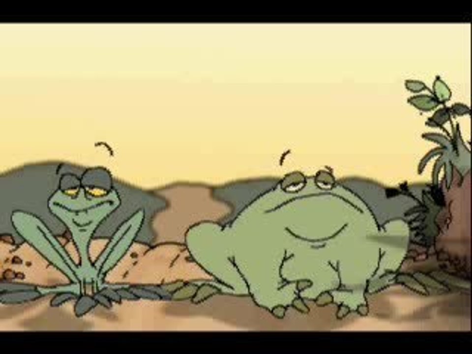 grenouilles dessin animé
