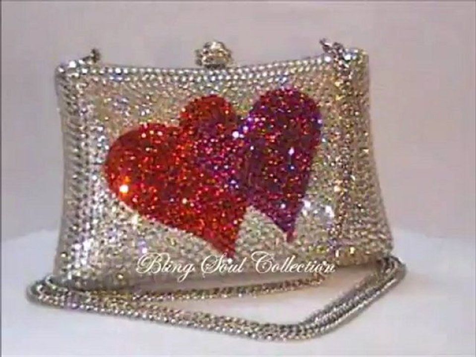 Love Hearts Swarovski Crystal Bag