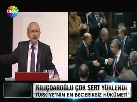 Kemal Kılıçdaroğlu'ndan sert eleştiri - 16 mayıs 2012