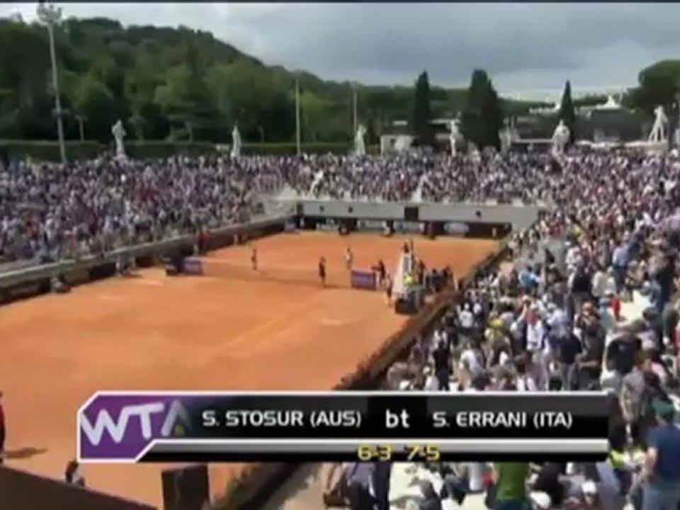 Rom: Stosur wirft Errani raus
