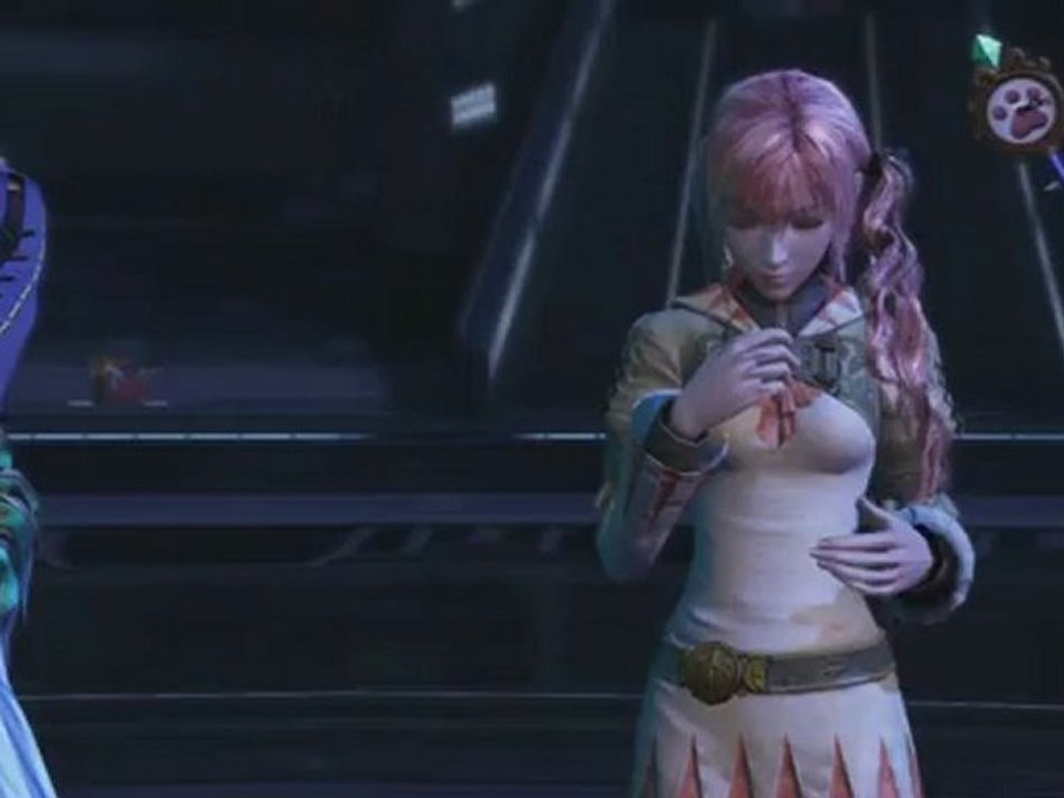 First battle FFXIII-2 DLC Snow