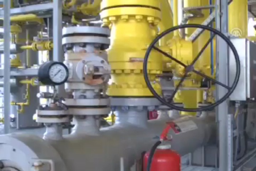 AA doğalgaz üretim tesisinde