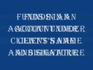 Proof Of Funds Cash Back Account