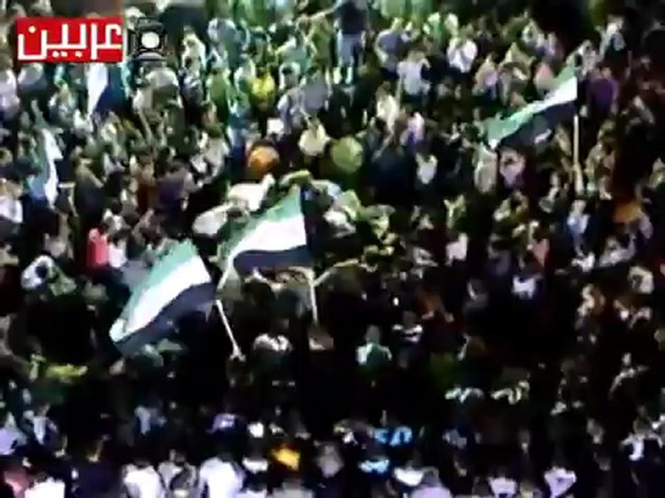 Syria  فري برس ريف دمشق عربين مظاهرة مسائية  16 5 2012 ج2 Damascus