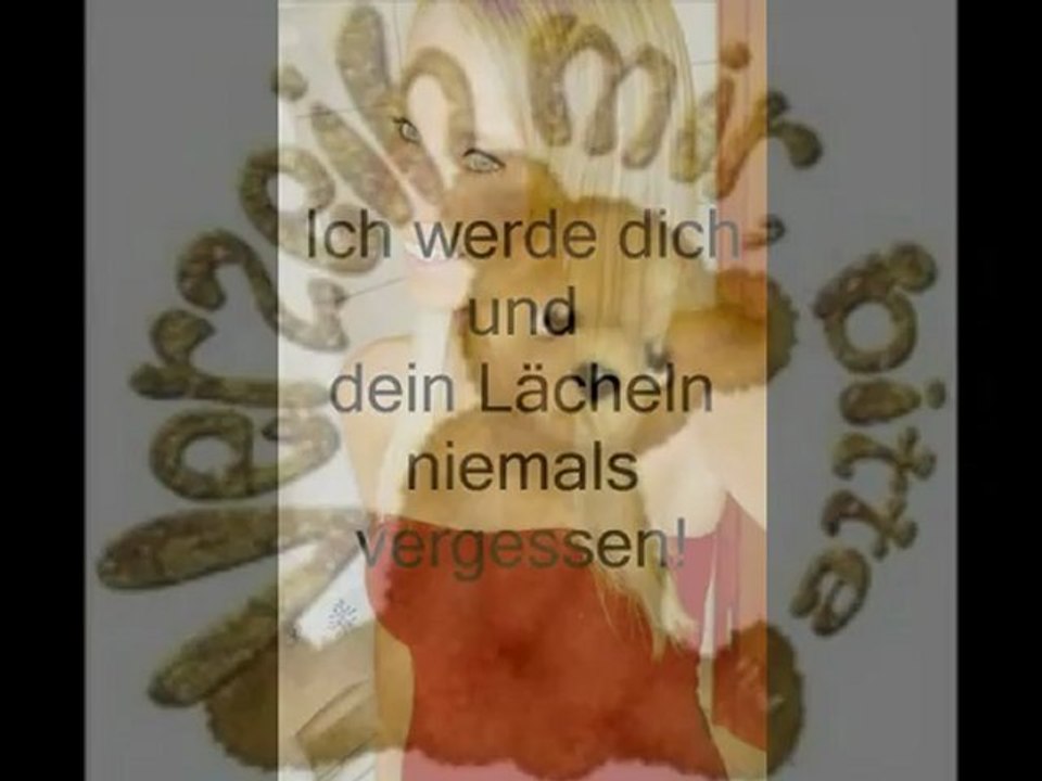 Du wirst mir nie aus dem Kopf gehen, Melanie!