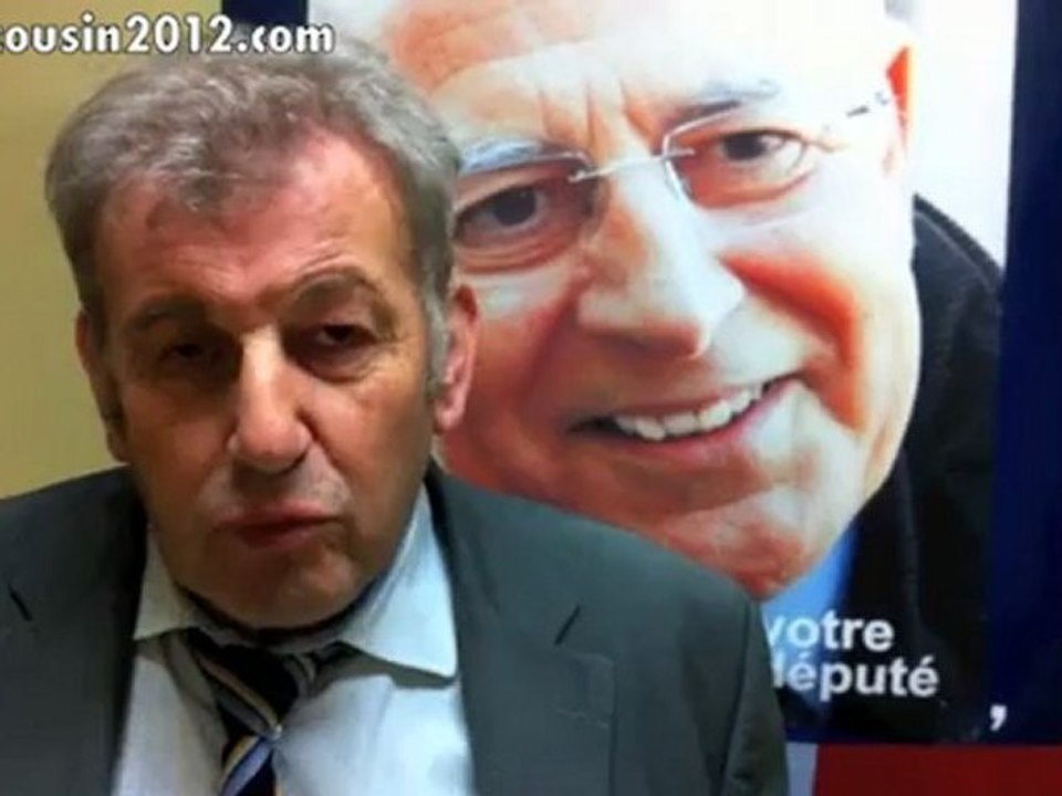 Législatives 2012 : Erick Beaufils soutient Alain Cousin