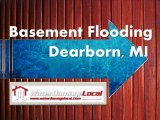 Basement Flooding from Dearborn, MI