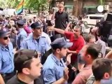 Georgia Gay Pride march ends in fist fight